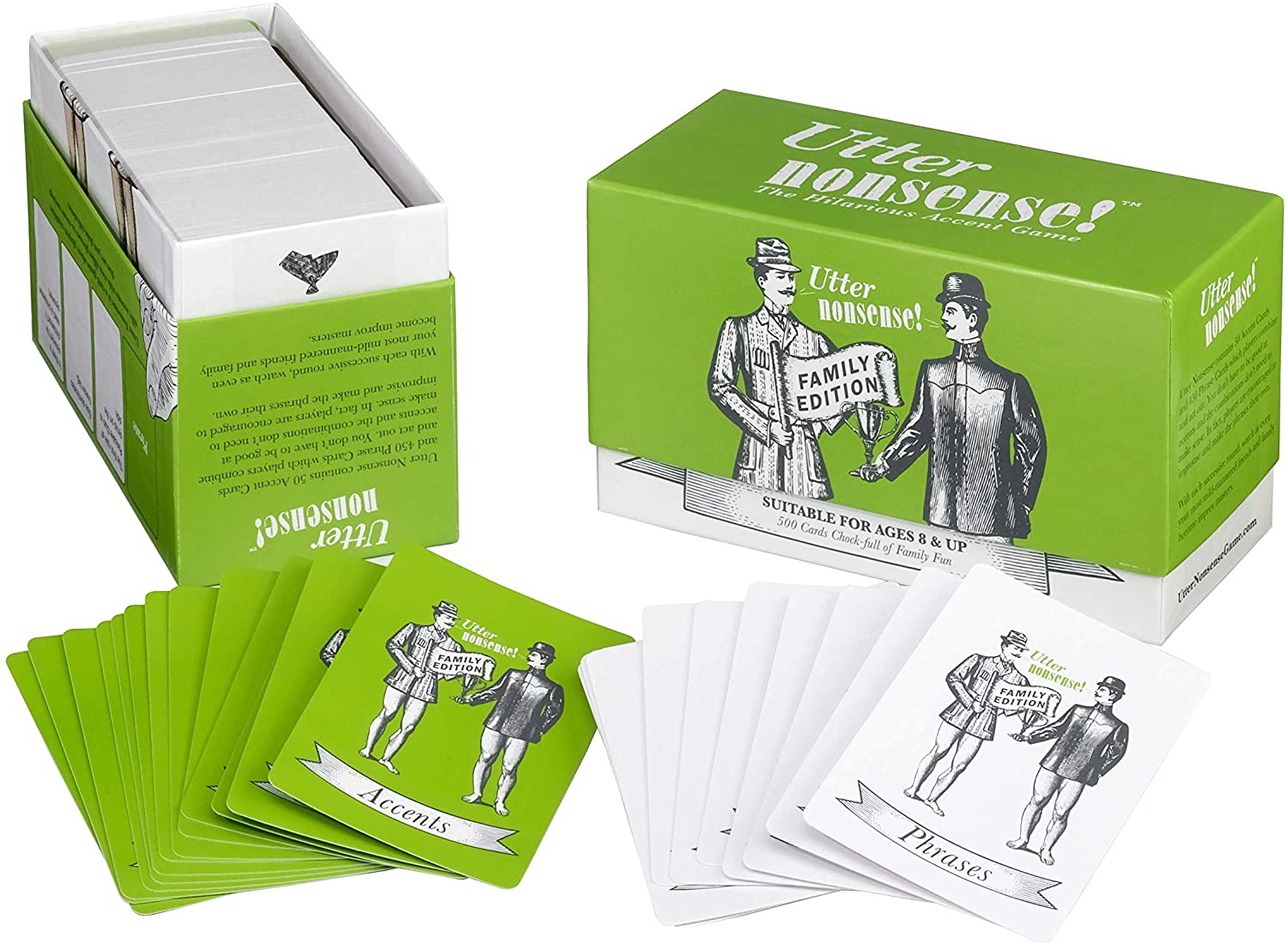 Utter Nonsense Card Game Suitable for Ages 8 up and 500 Cards Family Edition for sale online