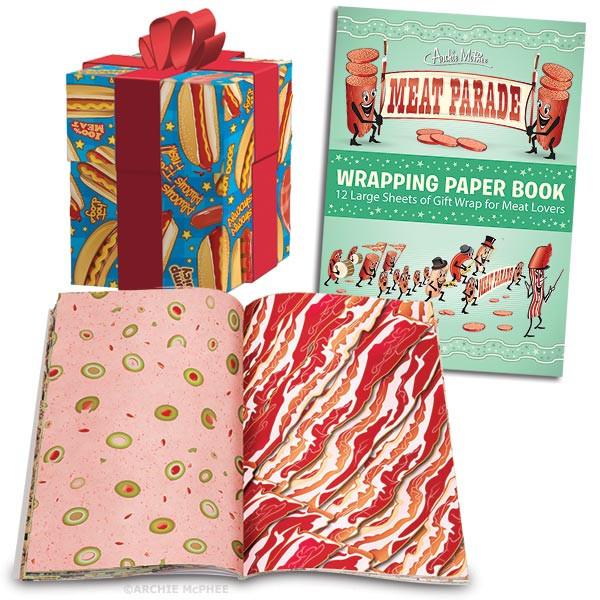 Wrapping Paper Book - Meat Parade